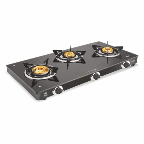 SATIN 3 Burner GAS STOVE - Image 2
