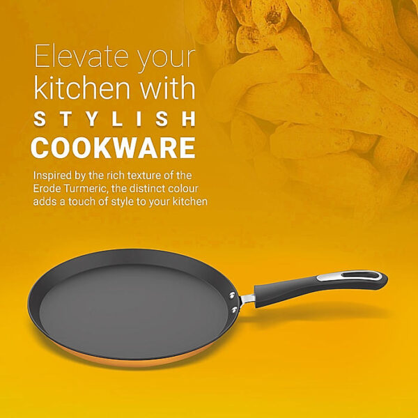 Preethi Dura Collection Non Stick Tawa, 28 cm, Gas & Induction - Image 3
