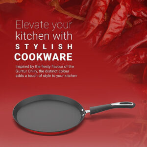 Preethi Dura Collection Non Stick Tawa, 28 cm, Gas & Induction
