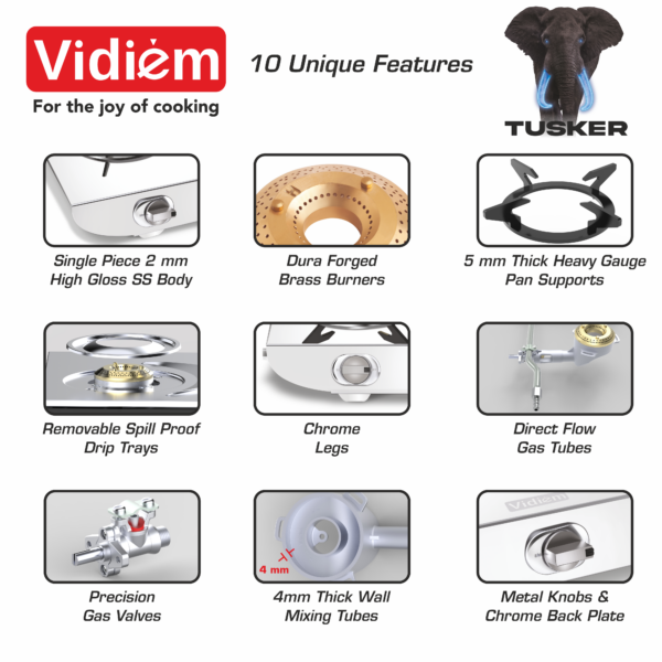 TUSKER 3Burner Gas Stove - Image 3