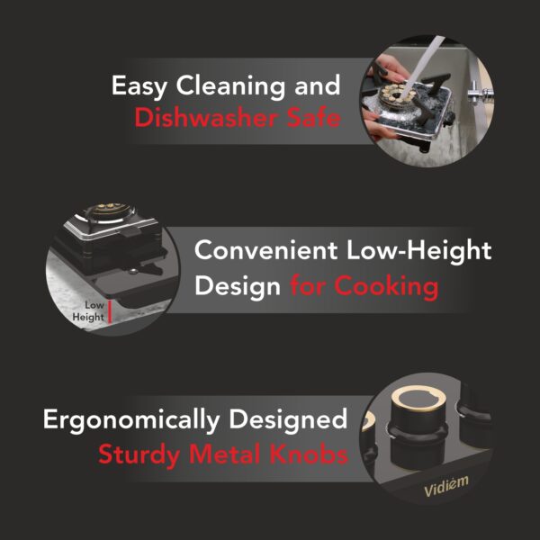 VOGUE 3-Burner Gas Cooktop - Image 5