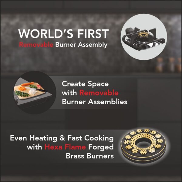 VOGUE V1 4-Burner Gas Cooktop - Image 2
