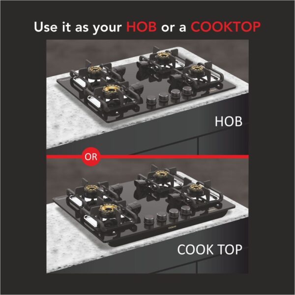 VOGUE V1 4-Burner Gas Cooktop - Image 4