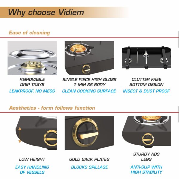 TUSKER GOLD 3Burner Gas Stove - Image 5