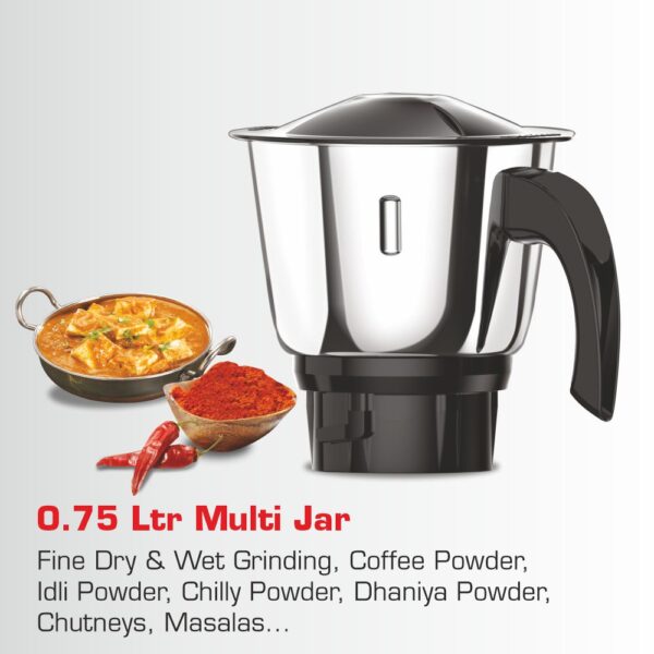EVA Royal 750W MIXER GRINDER - Image 3