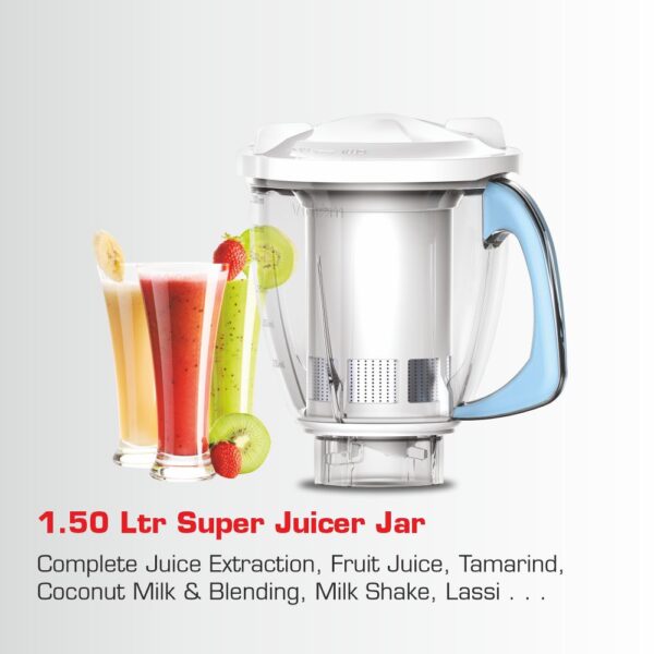 EVA SUPER BLU 750W MIXER GRINDER - Image 2