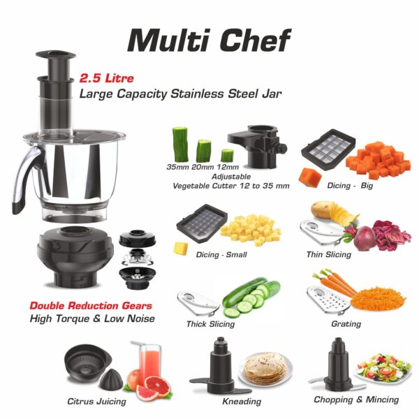 TUSKER 750W MIXER GRINDER - Image 3