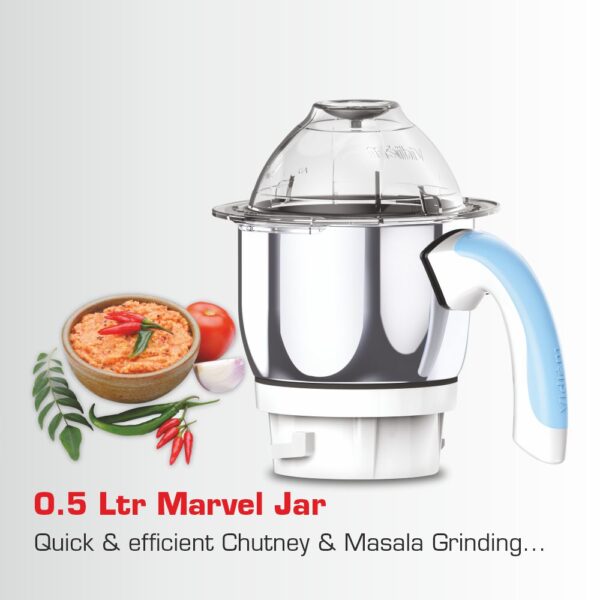 EVA SUPER BLU 750W MIXER GRINDER - Image 5