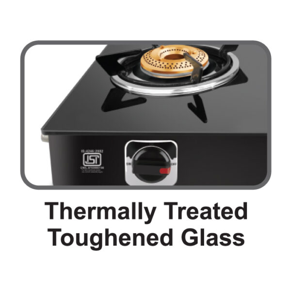 EDGE SHINE 3Burner Gas stove - Image 3