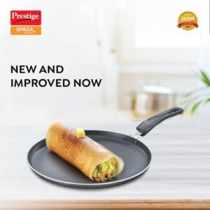 Prestige Omega Select Plus Non-stick Omni Tawa, 27.5 cm (Black)