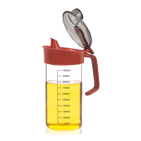 Signoraware Clean Pour Glass Oil Dispenser 1000ml | Borosilicate Glass