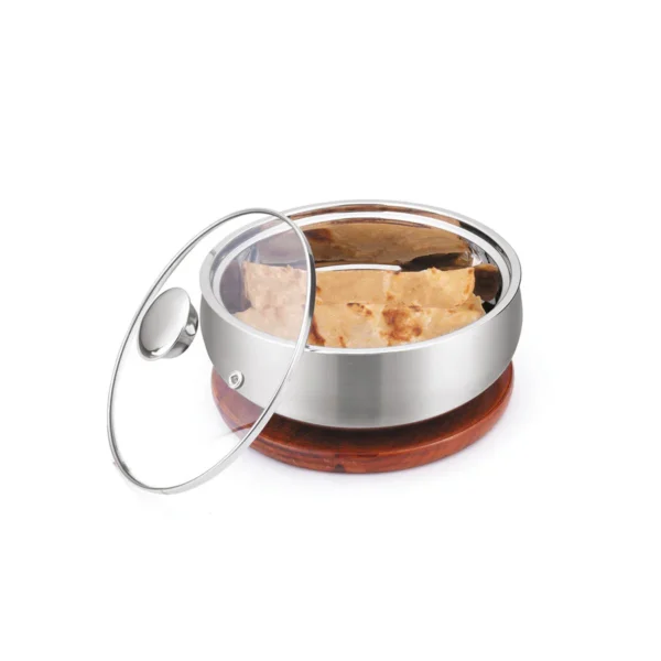 Signoraware Roti Server with Glass Lid 1000ml