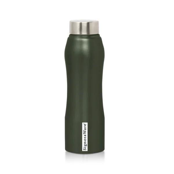 Signoraware Oxy Steel Water Bottle 1 Litre (Coloured) - Image 2