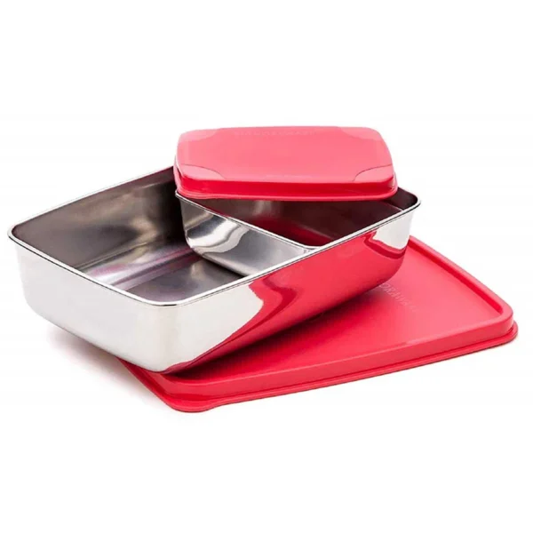 Signoraware Compact Steel Lunch Box (Small)