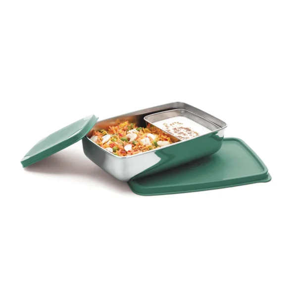 Signoraware Compact Steel Lunch Box (Small) - Image 4