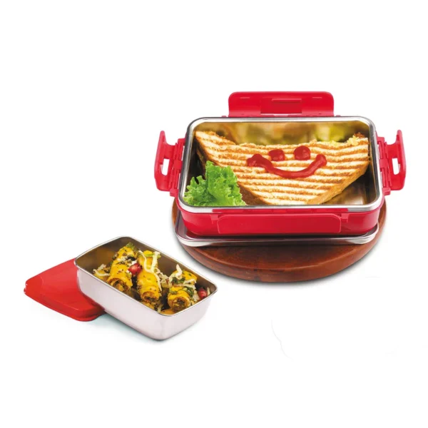 Signoraware Health Bud Steel Lunch Box Small