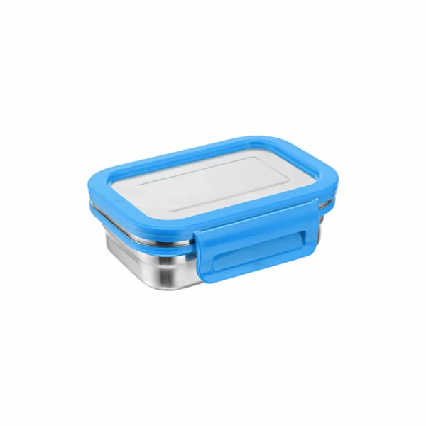 Signoraware Lock N Store Steel Rectangular 200 ml. with Steel Lid - Image 2