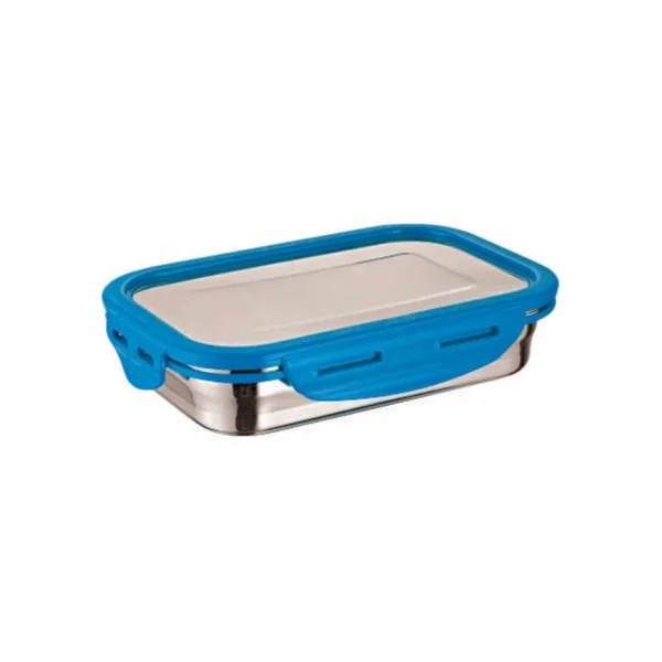 Signoraware Lock N Store Steel Rectangular 800 ml. with Steel Lid - Image 2