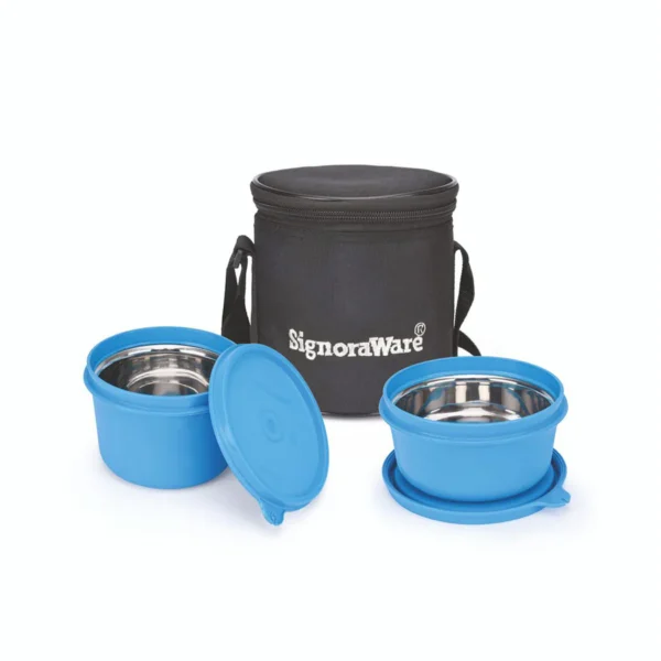 Signoraware Monarch Executive Small Microsafe Steel Lunch Box - Image 6