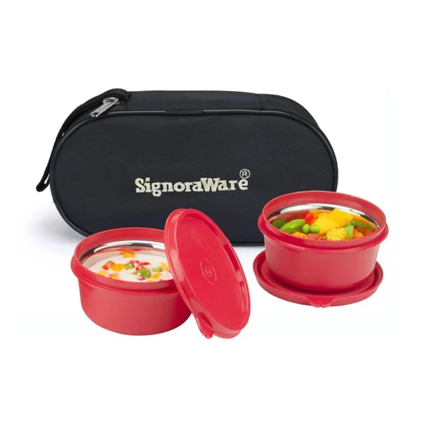 Signoraware Monarch Midday Microsafe Steel Lunch Box