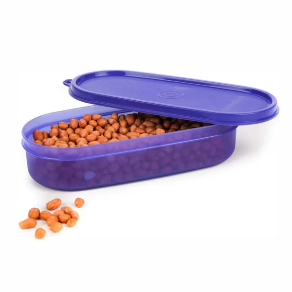 SignoraWare Flat Oval Plastic Container, 500ml/80mm