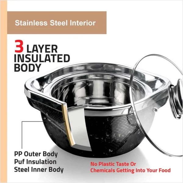 Signoraware Royal Bliss Casserole Set of 2 (1500 ml each) - Image 5