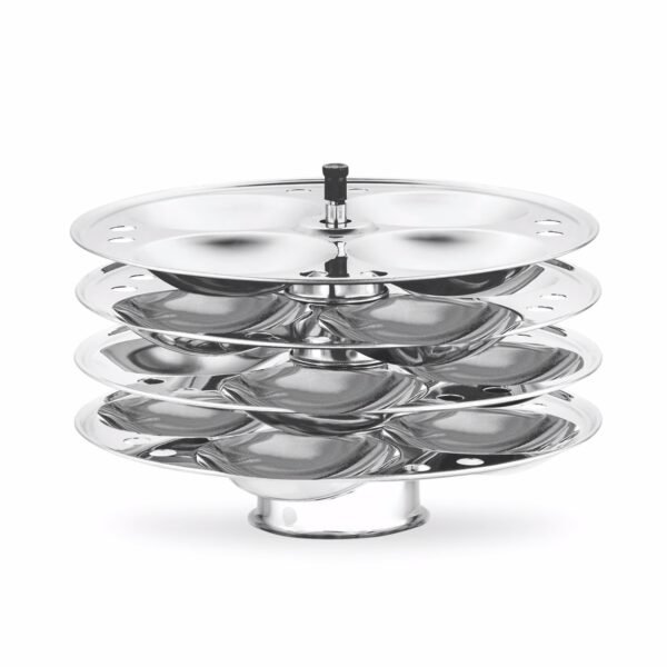 IDEAL Stainless Steel Eva+ Idly Vessel 16 Idlies - Image 2