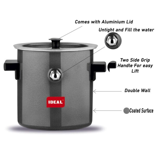 IDEAL Alumininum Ever Milk Boiler 1000 ML - Image 5
