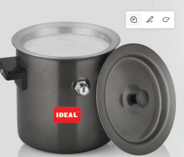 IDEAL Alumininum Ever Milk Boiler 2000 ML