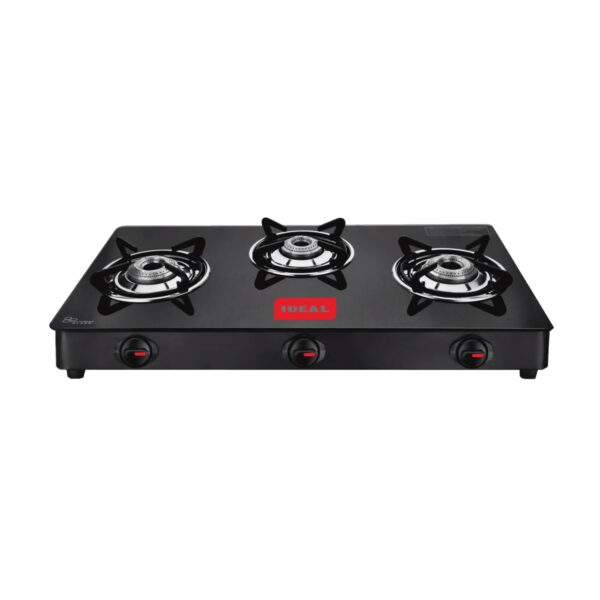 IDEAL App.Wonder Glass Top LPG Stove 3 Burner