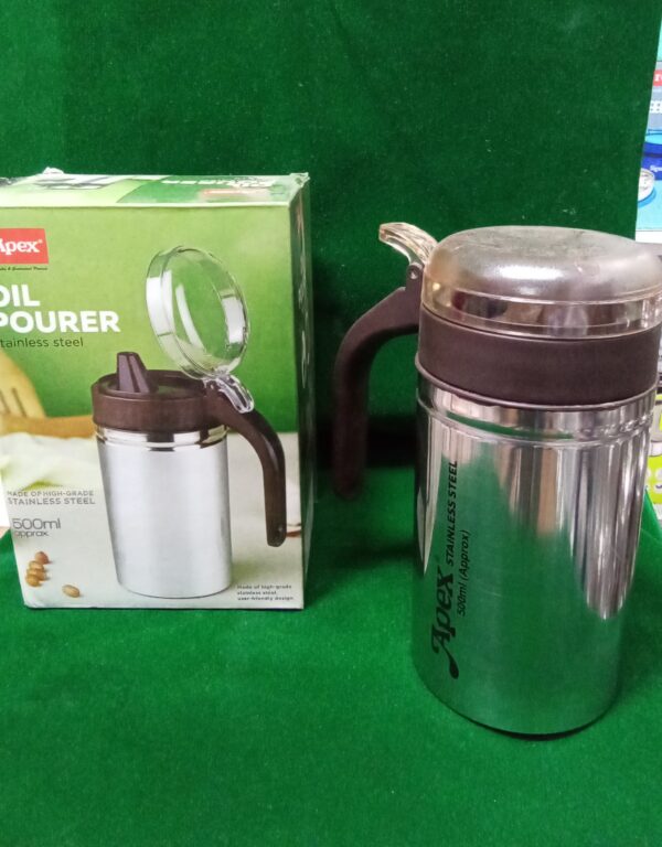 Oil pourer stainless steel (500 ml) - Image 3