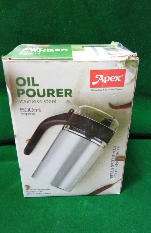 Oil pourer stainless steel (500 ml) - Image 2