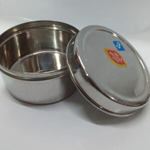 STAINLESS STEEL SNACKS BOX (NO:3) MEDIUM
