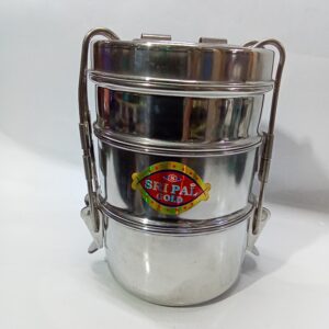 STAINLESS STEEL TIFFIN CARRIER (6×3)
