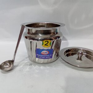 STAINLESS STEEL GHEE POT (NO:2)