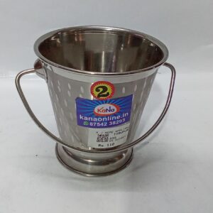 STAINLESS STEEL GHEE BUCKET (NO:2)