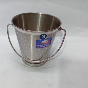 STAINLESS STEEL GHEE BUCKET (NO:3)
