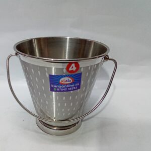 STAINLESS STEEL GHEE BUCKET (NO:4)