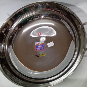 STAINLESS STEEL KADAI (SIZE:9)