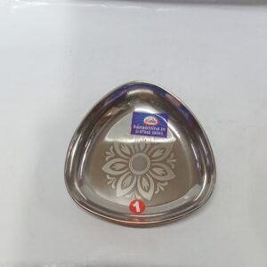 STAINLESS STEEL SNACKS PLATE