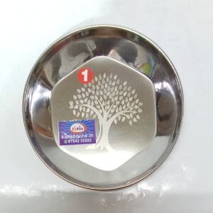 STAINLESS STEEL SNACKS PLATE