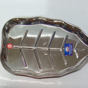 STAINLESS STEEL SNACKS PLATE