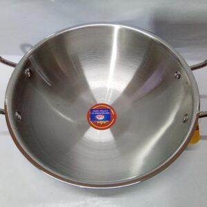 STAINLESS STEEL TRIPLY KADAI 26 CM
