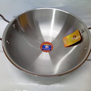 STAINLESS STEEL TRIPLY KADAI 28 CM