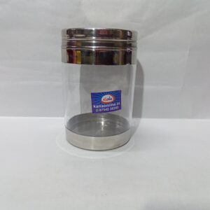 STAINLESS STEEL SEE THROUGH CONTAINER (NO:3)