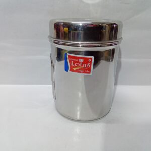 STAINLESS STEEL SEE THROUGH CONTAINER (NO:10)