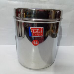 STAINLESS STEEL SEE THROUGH CONTAINER (NO:14)