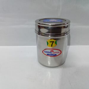 STAINLESS STEEL SEE THROUGH CONTAINER (NO:7)