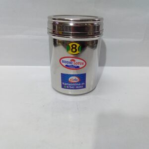 STAINLESS STEEL SEE THROUGH CONTAINER (NO:8)