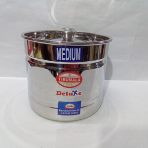 STAINLESS STEEL FUNCTION SHEER DABBA DELUXE (MEDIUM)